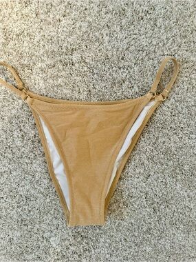 Bikini Bottom- Nude/Gold Shimmer- Victoria’s Secret